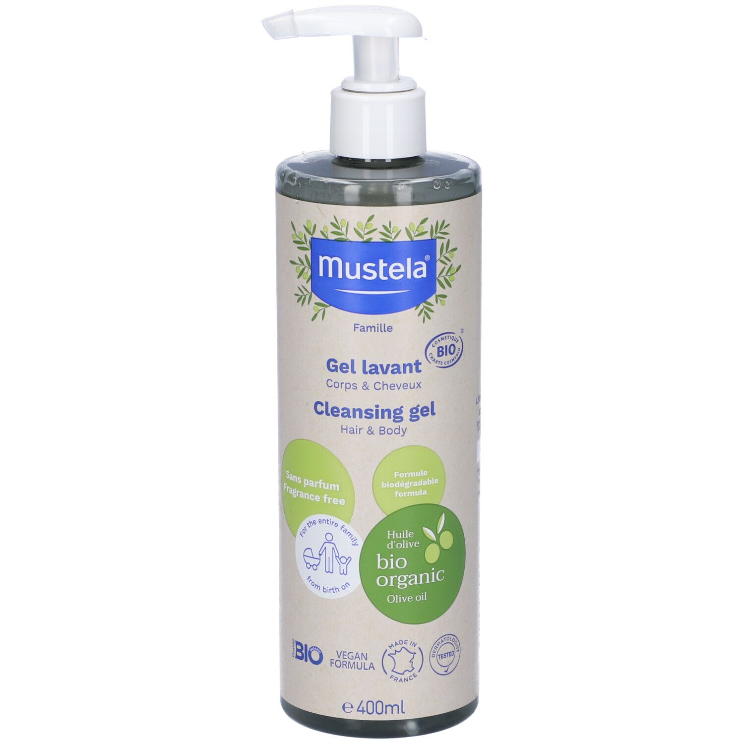 Mustela Gel Detergente BIO *secondo i percorsi di certificazione Ecoce