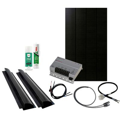 PHAESUN Solaranlage "Caravan Kit, Sun Pearl 100 W Duo MPPT" Solarmodule schwarz Solartechnik