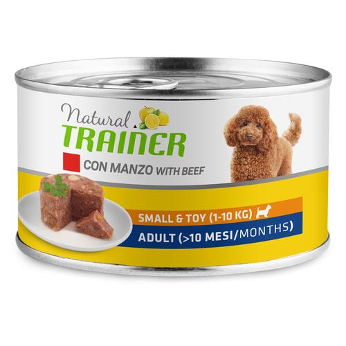 24 x 150 g Natural Trainer Small & Toy Adult Rind Nassfutter Hund