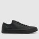 Tommy Jeans lace vulc ess trainers in black