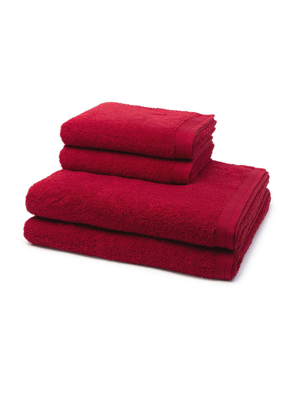 Möve Handtuchset 4-teilig Damen rot, ONE SIZE Image