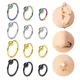 3PCS 16G Surgical Steel Ear Septum Piercing Nose Ring Ball BCR Piercings CBR Helix Tragus Labret