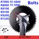 AL7075 Chainring Cap Cover 4 Bolts for Shimano 105 R7000 R8000 R7100 R8100 R9100 R9200 6800 9000
