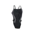 Speedo One Piece Swimsuit: Black Solid Swimwear - Women's Size 2X-Small