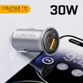 VOLTME 30W PD USB C Car Charger Fast Charging Type C Car Charger super charge cars USB Charger For