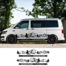 4Pcs/Lot Car Stickers Motorhome Camper Van For Volkswagen VW Transporter T4 T5 T6 Multivan Caravelle