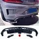 Car Rear Diffuser Lip for Volkswagen VW Scirocco R 2015 2016 2017 Body Kit With Lamp Bumper Spoiler