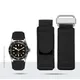For Seiko Rolex Hook-and-loop fastener Nylon watch strap sport watchband nato strap Black blue