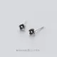 Modian Small Vintage Silver Stud Earrings for Women 925 Sterling Silver Studs Ear Fine Jewelry