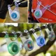 10pcs Waterproof LED Tent String Rope Guard Hanging Lights Camping Accessories Mini Flashlight
