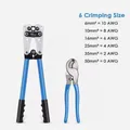 HX-50B Battery cable lug crimping tool wire crimper hand ratchet terminal crimp pliers for 6-50mm²