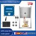 Automatic Chicken Door Chicken Flap With Slider Coop Door Opener Solar With Timer & Light Sensor For