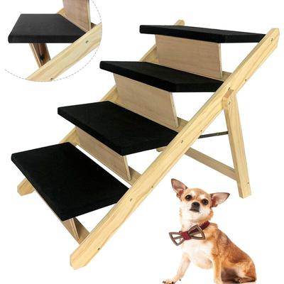 Aufun - 2-in1 Hunderampe, Haustiertreppe Hundetreppe Faltbar