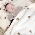 Weiche Fleece decke Wickel decken für Baby Neugeborenen Bett Kinder bettwäsche Flanell warme Wickel