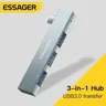 Essager 3 in 1 Typ C zu USB Hub 3 Ports C erweiterter Stecker tragbarer USB C
