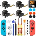 Joycon joystick ersatz kit für nintendo schalter links rechts controller reparatur teile feder 3d