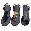 Damenschuhe, Flip-Flops, Sandalen für Damen, schwarze Schuhe, Kunststoff mit niedrigen Absätzen,