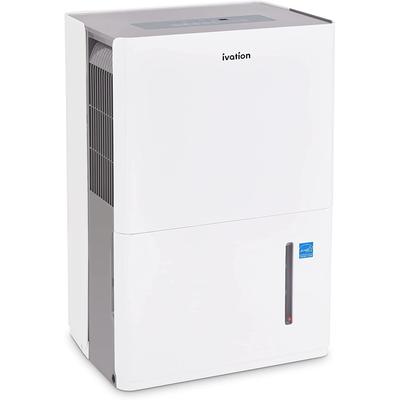 Ivation 50 Pint Energy Star Dehumidifier with Continuous Drain Hose Connector