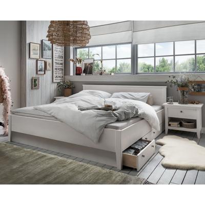 Massivholz »Solvita« Bett weiß 180x200 cm / weiß Image