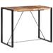 vidaXL Bar Table 55.1"x27.6"x43.3" Solid Sheesham Wood