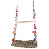 1 Set of Bird Hammock Birdcage Bird Perch Funny Bird Swing Bird Stand for Cockatiel Bird Creations