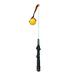 Pole for Dogs Interactive Dog Toys for Small Medium Dogs Boredom with Fleece Rope Tether Dog Catcher Pole Dogs Teaser for Outdoor 80cm