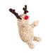 Hemoton Christmas Elk Shape Dog Toy Lovely Dog Chewing Toys Pet Toys Dog Puppy Bite Toys Pets Supplies for Home Shop
