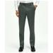 Brooks Brothers Men's Classic Fit Wool Herringbone 1818 Dress Trousers | Grey | Size 35 30