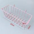 Yannee Grid Shelving Tray Hanging Basket Hanging Iron Art Storage Basket Grid Shelf Tray Hanging Basket 1 Pcs