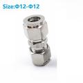 Ana Stainless Steel Compression Tube Fitting Straight Connect Double-Ferrule Adapter