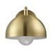 Globe Electric 1-Light Brushed Brass Wall Sconce 91006241