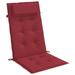 vidaXL Highback Chair Cushions 6 pcs Anthracite Oxford Fabric