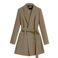 Womens Suit Jackets for Work Casual Sophisticated Belted Casual Suit Jacket for Women
