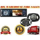 Absolute DMR380BTAD BLS-6904 3.5 Car Stereo DVD/CD/MP3/AM/FM Player & Pair of 6X9 speaker