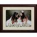 daddy s girls ~ landscape cream matboard with frame ~ holds a 4x6 or a cropped 5x7 photo ~ gift to dad for christmas or birthday! (walnut)