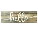 Wooden Hanging Pendant 1pc Wooden Plaque Rustic Hello Words Hanging Tag Craft Hanging Decor Pendants for Home Bar