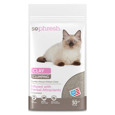 So Phresh Scoopable Gentle Attract Kitten & Picky Kitty Litter, 30 lbs.