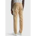 Chinohose UNITED COLORS OF BENETTON Gr. 50 (56), N-Gr, beige Herren Hosen Business