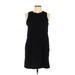 Old Navy Casual Dress - Shift Crew Neck Sleeveless: Black Print Dresses - Women's Size Large