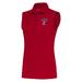 Women's Antigua Red Texas Rangers Patriotic Sleeveless Tribute Polo