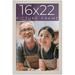 16X22 Frame Real Wood Picture Frame Width 0.75 Inches | Interior Frame Depth 0.5 Inches | Light Wood Traditional Photo Frame Complete With UV Acrylic Foam Board Backing & Hanging Hardware