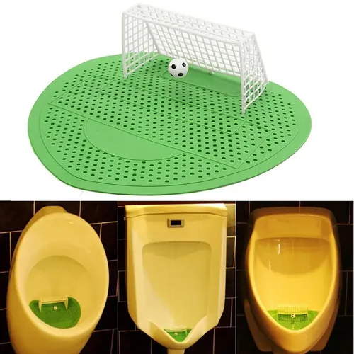 Ziel Urinal Fußball Schießen Matte Urinal Männlichen Wc Urinal Werkzeug Leder Pad Deodorant Sauber