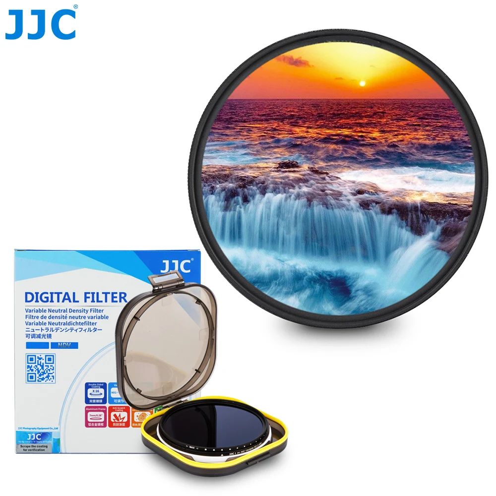 JJC ND Filter Variable ND2-400 Neutral Density Fader Einstellbar Objektiv Filter 49 55mm 58mm 67mm 77mm 82mm Fotografie Zubehör Image