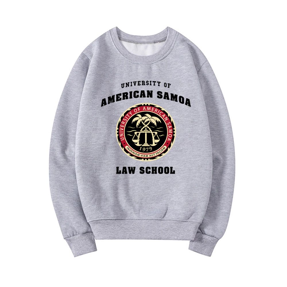 University of American Samoa Law School Sweatshirt Crewneck Unisex Pullover Grafik Hoodies Damen Streetwear Sweatshirts Tops