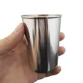 30/70/180/320ML Mini Glasses Stainless Steel Metal Beer Cup Wine Cups For Portable Drinkware Set