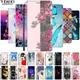 Flip Leather Case For Samsung Galaxy A03 A035F Case Note 20 S22 Plus S 22 Ultra A13 5G Painted Phone