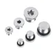304 Stainless Steel Lnner Six Angle With Flange Oil Plug Male Threaded Ring Sealing Plug