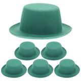 Hemoton 6pcs Tiny Cowboy Hats Miniature Cowboy Hats Kids Doll Dress Up Hat Toys Party Supplies