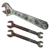 3pcs Bloody Wrench Party Tricky Toy Plastic Fake Wrench Haunted House Prop