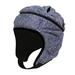 Soft Rugby for Adults Children Goalkeeper Head Sports - white and blue